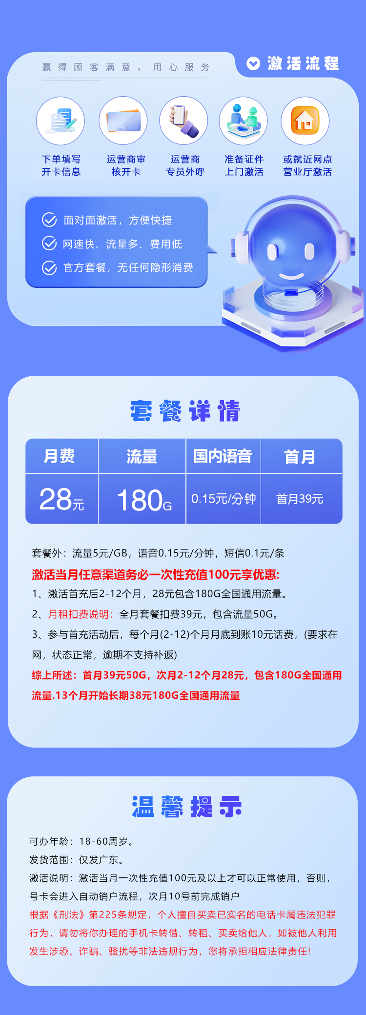 广东联通专享卡【28元180G流量】  第2张
